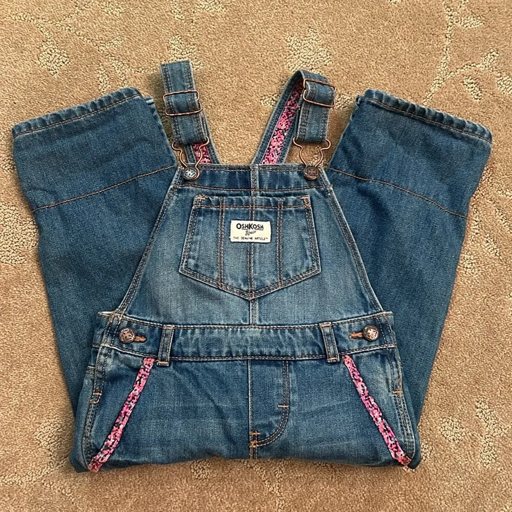 Girls OshKosh Denim Overalls, 24 Months